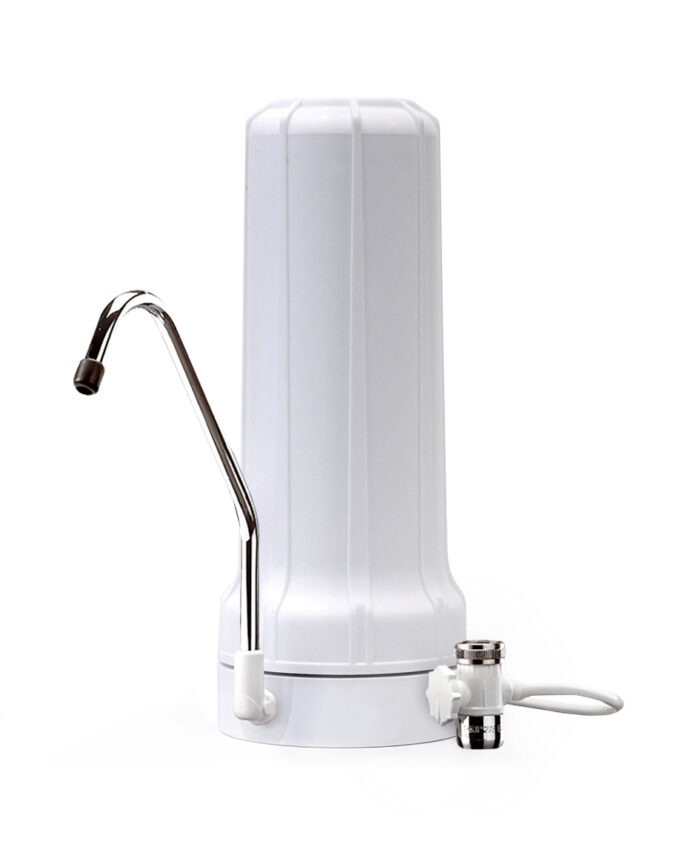 Aqua-Italia Countertop Water Filter System - Includes an installation kit and one CB10 Multipure (Triple Action) water filter inside - Image 1